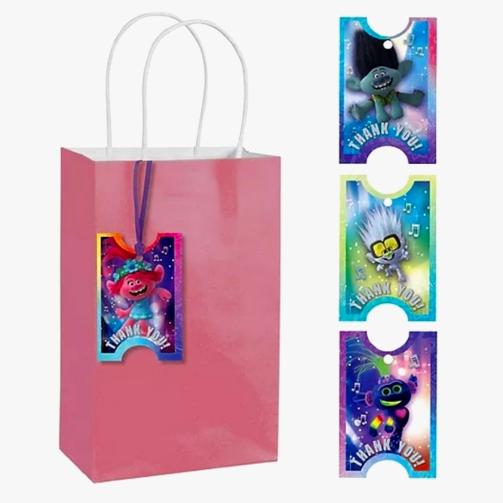NEW 46 Piece Dreamworks Trolls Party Invitations, Decor & Favors Bundle - SET B - Picture 11 of 17